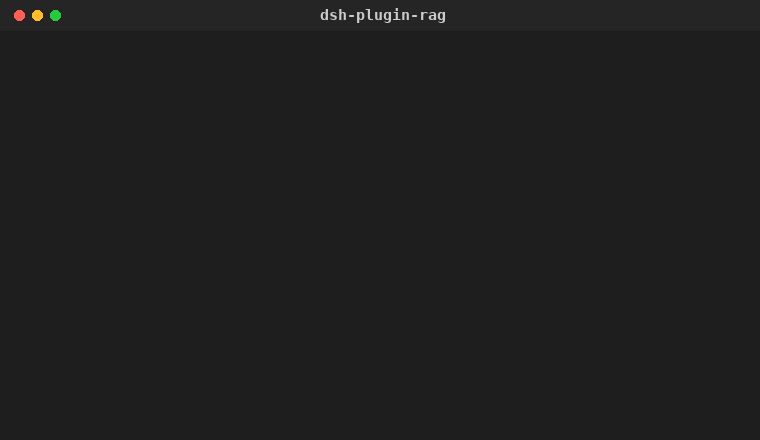 mervyn-teo/dsh-plugin-rag 截图预览